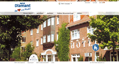 Desktop Screenshot of hoteldiamant.de
