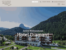 Tablet Screenshot of hoteldiamant.it
