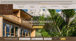 Desktop Screenshot of hoteldiamant.com