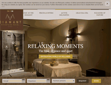 Tablet Screenshot of hoteldiamant.com