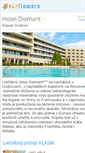 Mobile Screenshot of hoteldiamant.sk