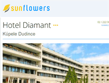 Tablet Screenshot of hoteldiamant.sk